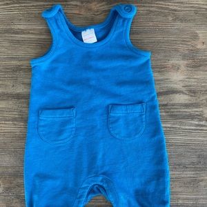 Hanna Andersson French Terry Pocket Overall 6-12mo